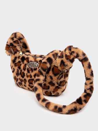 Fluffy Leopard Print Crossbody Bag – Minga US