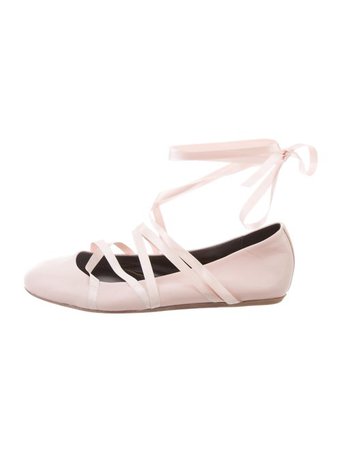 Lanvin Laced Ballerina Flats - Shoes - LAN80864 | The RealReal