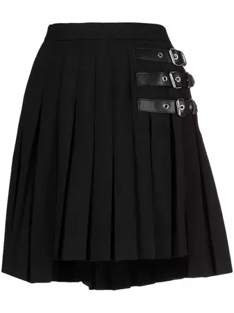 Rokh Buckled Pleat Skirt - Farfetch