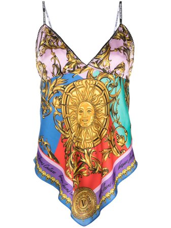 Versace Jeans Couture baroque-print Tank Top - Farfetch