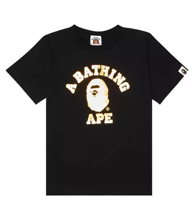 BAPE Kids - Logo cotton jersey T-shirt | Mytheresa