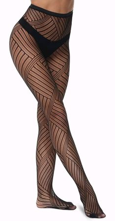 pattern fishnet stockings