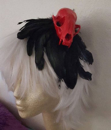 Skull Taxidermy Skull hat Halloween Ready to ship Skull | Etsy