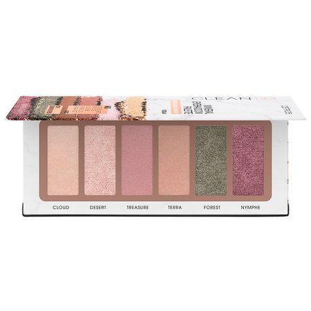 Catrice Cosmetics Clean ID Mineral 030 Force of Nature 6 Colour Eyeshadow Palette - Makeup - Free Delivery - Justmylook