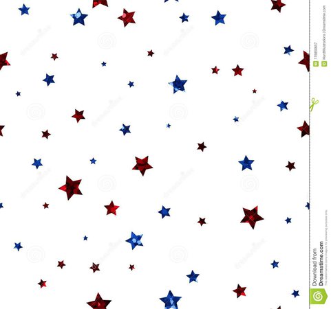 Red And Blue Stars Seamless Pattern Stock Vector - Illustration of navy, laser: 115850657