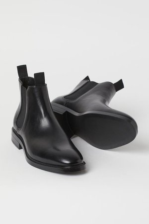 Chelsea Boots - Black/faux leather - | H&M US