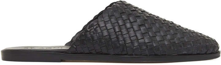 St. Agni Caio Woven Leather Flats Size: 35