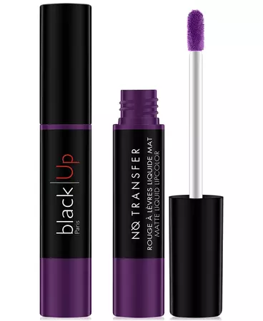 black Up No Transfer Matte Liquid Lipcolor - Purple