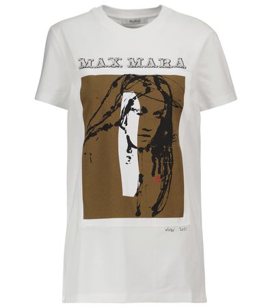 Max Mara - Divina cotton T-shirt | Mytheresa