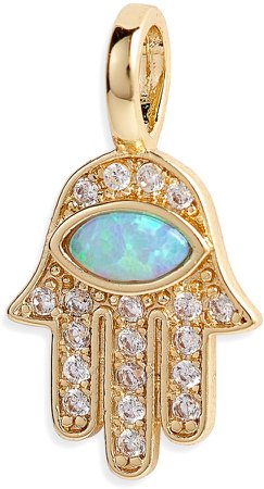 Icons Opal Hamsa Charm
