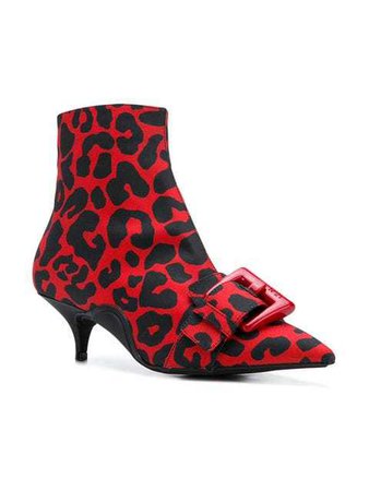 Nº21 leopard-print Ankle Boots - Farfetch