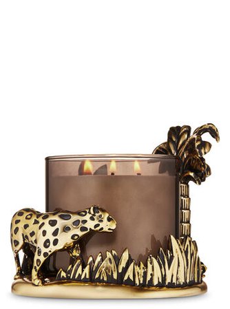 Gold Jungle 3-Wick Candle Holder | Bath & Body Works