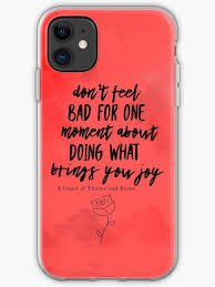 red don't feel iphone case