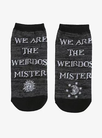 The Craft We Are The Weirdos Mister No-Show Socks