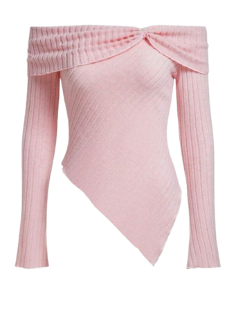 pink Hem sweater