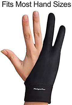 Amazon.com: PickyanDco Artist Glove for Drawing Tablet, iPad Smudge Guard, Two-Finger, Reduces Friction, Elastic Lycra, Good for Right and Left Hand (S) : Electronics