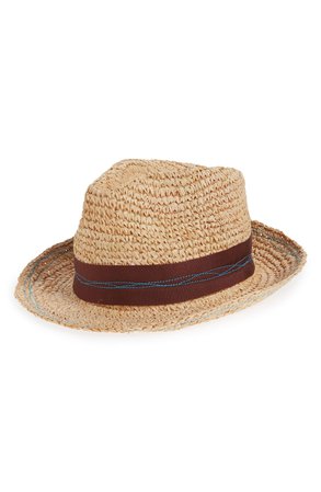 Lola Hats Tarboush Azure Raffia Hat | Nordstrom