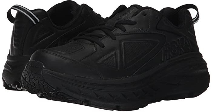 Bondi Leather (Black) Women's Running Shoes