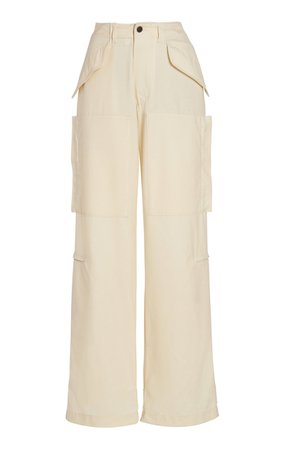 Etro High-Waisted Cotton Cargo Pants