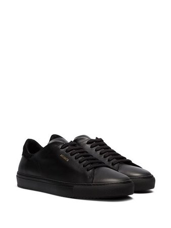 Axel Arigato Black Clean 90 low-top leather sneakers