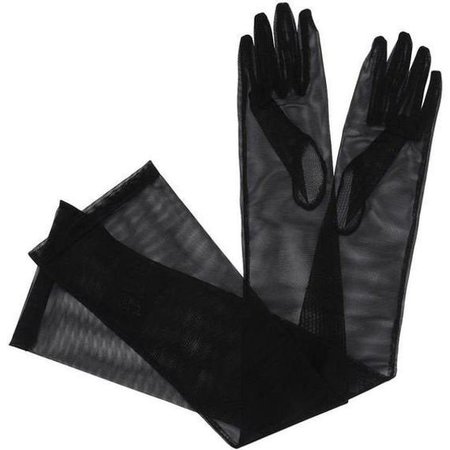 Sheer Tulle Elbow Gloves | Etsy