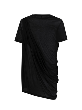 $425.00 Rick Owens Draped-Design T-Shirt
