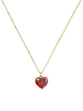 Shop kate spade new york Birthstone Goldtone & Cubic Zirconia Pendant Necklace | Saks Fifth Avenue