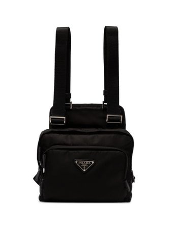 Prada multiple pocket backpack black 2VL014VOOO973 - Farfetch