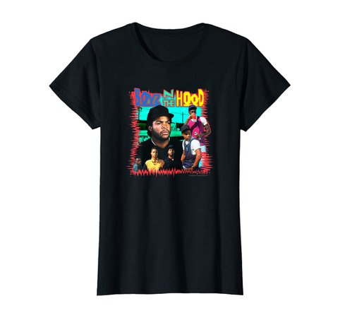 Boyz N the Hood Vintage Poster Style T-shirt: Amazon.co.uk: Clothing