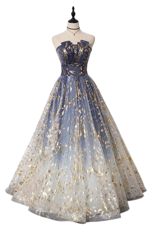 Blue Yule Ball Gown