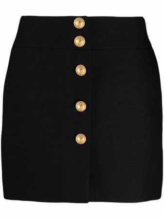 Valentino high-waisted button-fastening Skirt - Farfetch