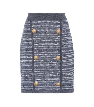 Tweed miniskirt
