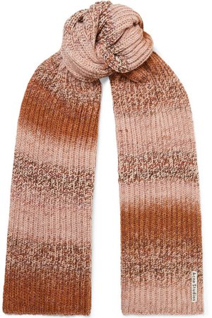 Acne Studios | Kesi ribbed-knit scarf | NET-A-PORTER.COM