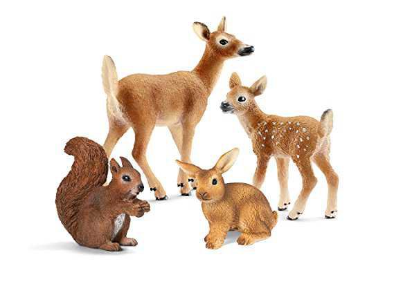 Amazon.com: Schleich North America Forest Animal Babies Set: Toys & Games