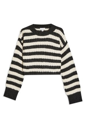 TOPSHOP | Stripe Crewneck Sweater | Nordstrom Rack