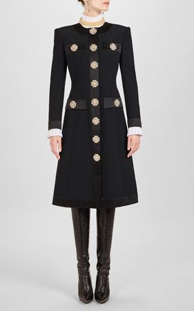 Embellished Long Coat By Andrew Gn | Moda Operandi