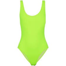 lime green one piece - Google Search