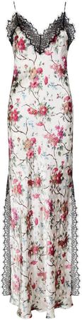 NASON - Tallulah Silk-Blend Floral Slip Dress