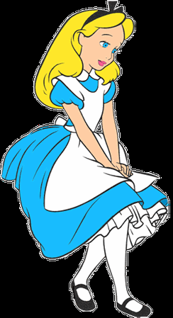 Alice in wonderland clip art free clipart image #39433