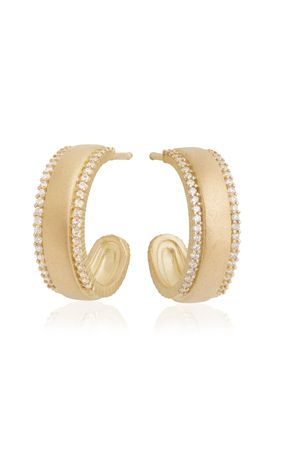18k Yellow Gold Diamond Earrings By Jamie Wolf | Moda Operandi