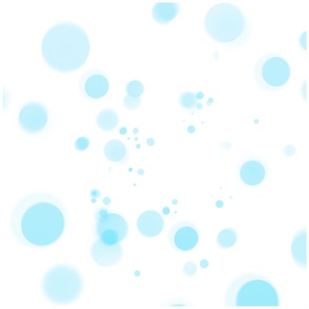 Turquoise Circles Graphic Background