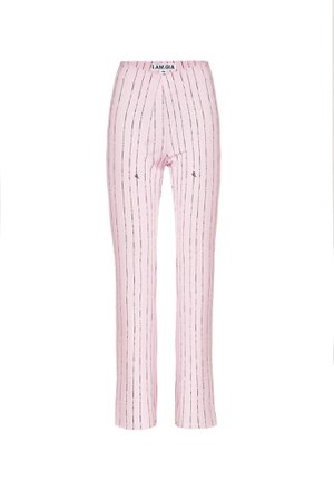 DOMINIQUE PANT - PINK PINSTRIPE – I.AM.GIA ROW