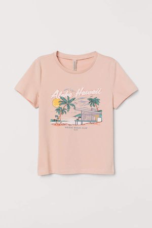 Printed T-shirt - Pink