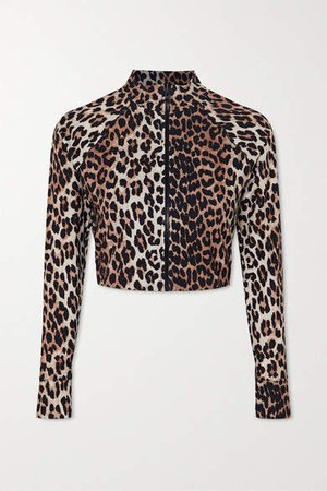 Net Sustain Leopard-print Bikini Top - Leopard print