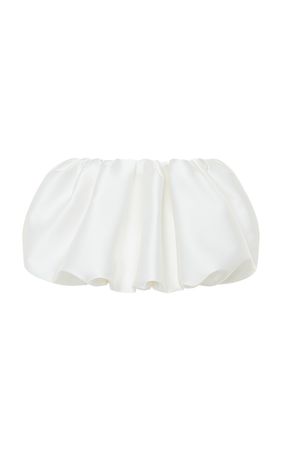 Satin Bubble Mini Skirt By Rasario | Moda Operandi