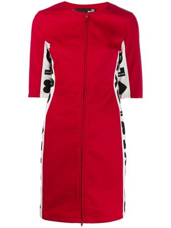Love Moschino Love Panelled Dress - Farfetch