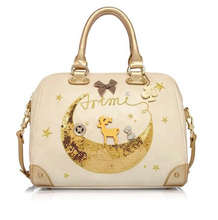 Artmi Gold Reindeer Bag