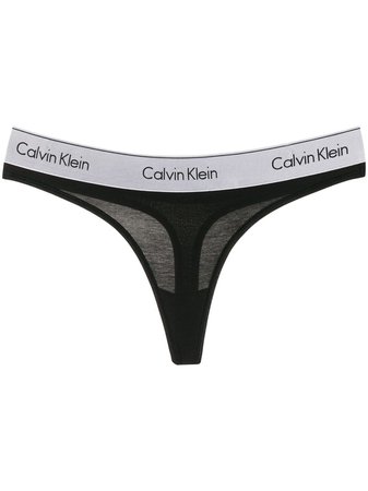 Calvin Klein Underwear Logo Lined Thong - Farfetch
