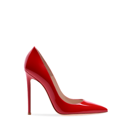 true red pointed toe heels transparent background - Google Search