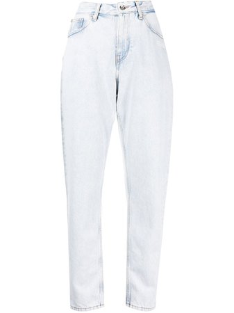 Off-White high-rise Tapered Jeans - Farfetch